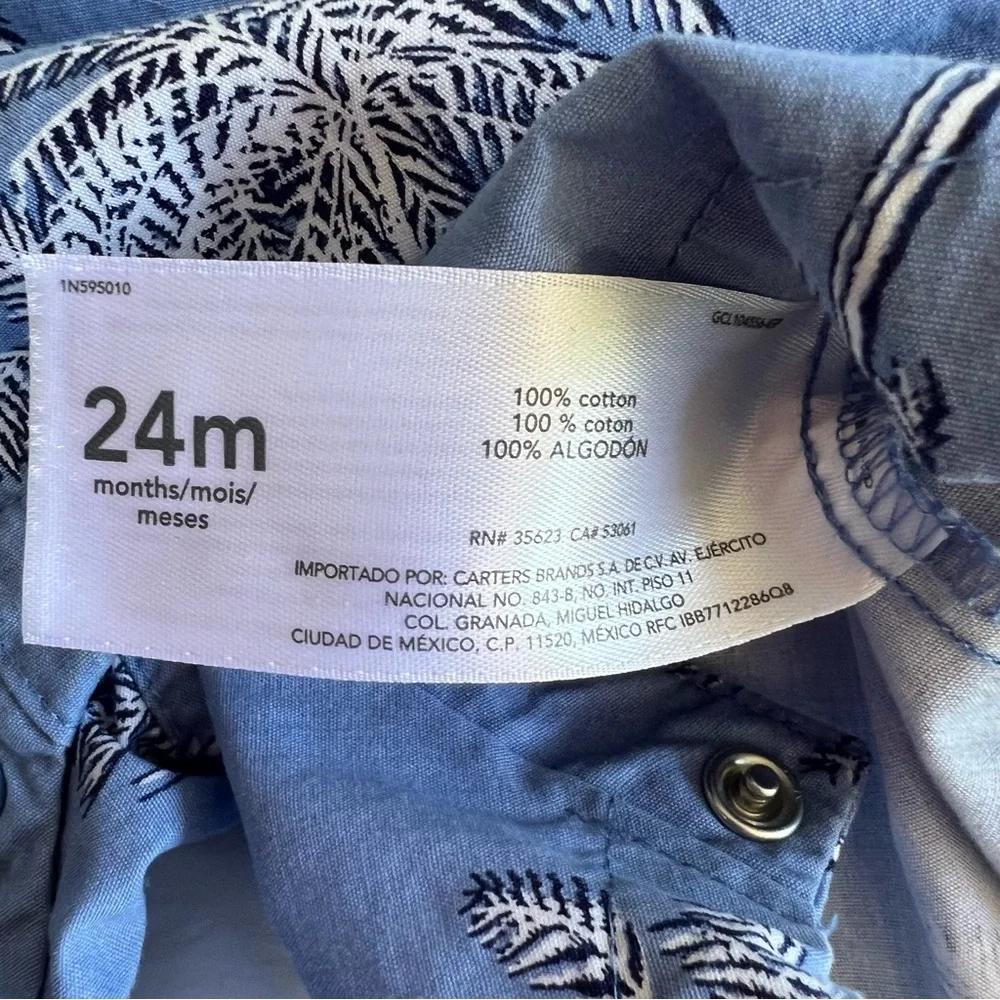 Baby Palm Tree Romper 24 Months‎